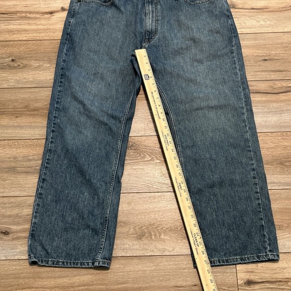 Men's Levis 559 Relaxed Straight Denim Jeans SZ 40x30 Blue Cotton Red Tab - Picture 10 of 11
